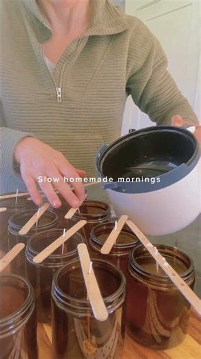 Slow Mornings Making Candles are my Vibe