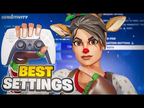 *NEW* Best Controller Settings + Sensitivity For Fortnite Chapter 6! (PS4/PS5/XBOX/PC)