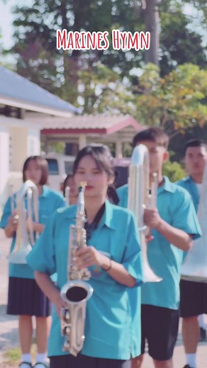 Marines Hymn Performance by Sakhon Nakhon Marching Band