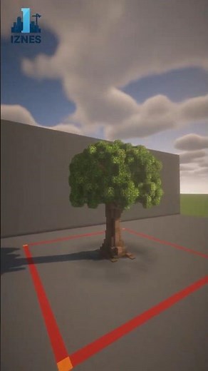 How to Build a Custom Minecraft Tree! (Quick Tutorial) #minecraft #shorts