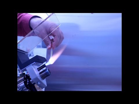 Making a 5 mm glass stirring rod (aka swizzle stick).