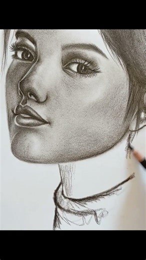 realistic face pencil art