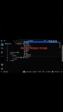 HTML Basic Structure Explained | Web Development for Beginners #shorts #coding