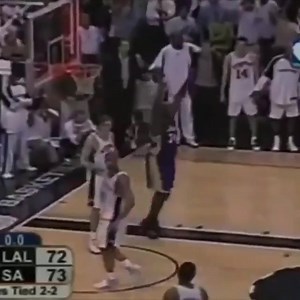 9.6K views · 126 reactions | OTD in 2004 after Tim Duncan puts the Spurs ahead by one with 0.4 seconds left, Derek Fisher hits a turnaround jumper at the buzzer to give the Lakers a 3-2 series lead. | Lakers Nation Philippines | Facebook
