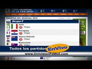 World Cup Online UNIVISIONFUTBOL.COM