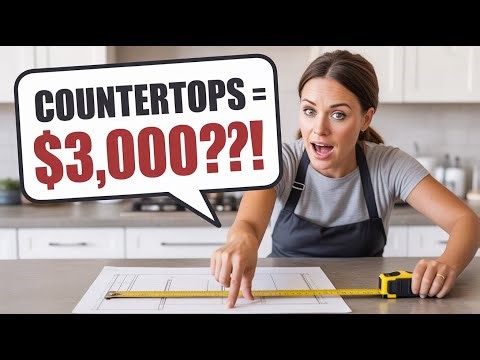 How to quote and calculate square footage for your kitchen countertops