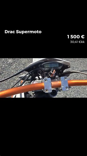 Drac Supermoto, 50cc 2-tahti, 2017 (ensirek. 8-2017) 🔥