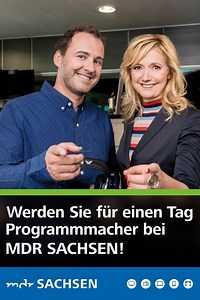 Wir suchen euch! Hier anmelden und für einen Tag Teil des Teams sein: http://www.mdr.de/s/programmmachermdrsachsen | MDR Sachsen