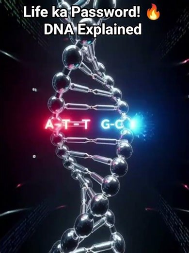 DNA Structure in 18 Seconds | Double Helix Explained | Class 10 Biology Shorts #shorts