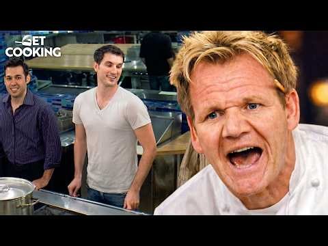 Gordon Ramsay vs. The Clueless Bachelors | Hell's Kitchen USA