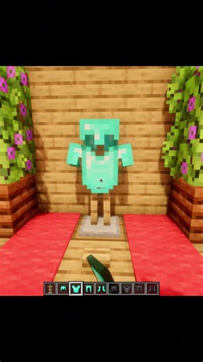 MINECRAFT Armor Swapper 🤯🤯🤯 #minecraft #shorts