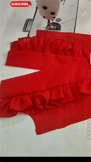 Frock Yoke & stylish V Neck Design | Easy Ruffle frock yoke Stitching 😍