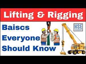 Basics Of Lifting And Rigging Safety | Why Is It Important? #hseparamount #rigging