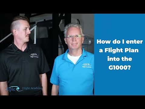 Garmin G1000: Step-by-Step Flight Plan Input | Epic Flight Academy