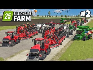 MEGA Seeding OPERATION w/ Big Seeder | The BILLIONAIRE FARM | Farming Simulator 25