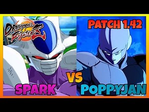 DBFZ 1.42 - SPARK vs POPPYJAN gameplays (SSJ Goku, Cooler, Hit vs Jiren, Janemba, Hit)