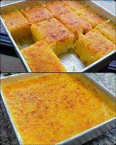2.2M views · 24K reactions | Cassava Cake INGREDIENTS ✓CASSAVA MIXTURE • 3 cups grated cassava • 3 tablespoon butter • 1 can evaporated milk (370ml) • 3/4 can condensed milk • 1 cup coconut milk • 1 whole egg • 1/3 cup sugar ✓CUSTARD TOPPING • 1 eggyolk • 1/2 cup coconut milk • 1/3 cup condensed milk • 1 cup grated cheese | Tine's Homemade foods | Facebook
