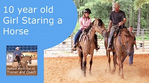 49K views · 1.3K reactions | My granddaughter is putting the first ride on Denali. 10 year old starting a colt. | Tim Anderson Horse Training | Facebook