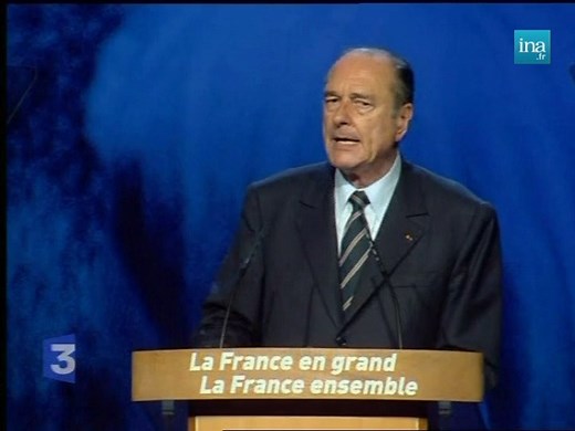 79K views · 1.3K reactions | CHIRAC CONTRE LE FN - "Je ne peux pas accepter la banalisation de l'intolérance et de la haine". En 2002, lors de l'entre-deux tours et alors qu'il est en meeting, Jacques Chirac explique qu'il ne débattra pas avec Jean-Marie Le Pen. | INA | Facebook