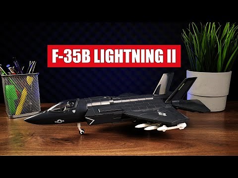 F-35B Lightning II USA - Stealth fighter jet from bricks - COBI 5829 #cobi #speedbuild