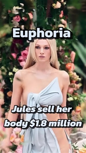 Jules sell her body for $1.8 million yet still choose to stay tangled up with rue #euphoria #show #netflix #hbo #zendaya