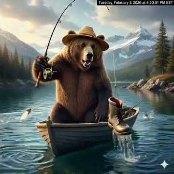 Ведмідь спіймав чобіт