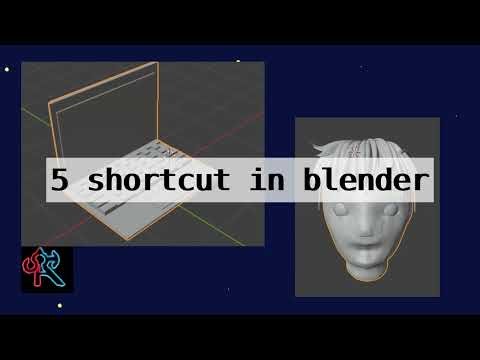 5 shortcuts in blender . Do you know this shortcuts?