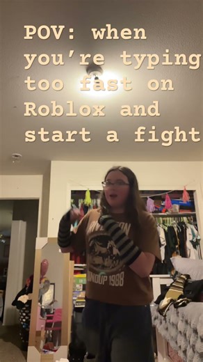 ￼POV: you’re typing too fast on Roblox ￼