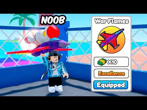 Starting Over as a NOOB with OP PLANE in Roblox Paper Plane Training
