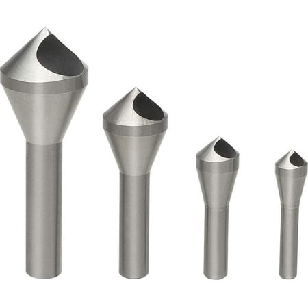 Heavy-Duty Countersink Chamfer Tools, M35 Cobalt High Speed Steel Bits For Clean Cutting & Deburring, 90 Degree Precision For Wood, Plastic, Soft Metals (4Pcs) - Walmart.ca