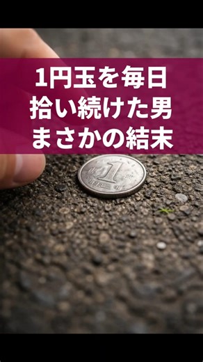1円玉を毎日拾い続けた男、まさかの結末