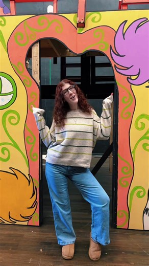 Get Ready for Tech Week: Seussical Theatre Set Unveiled!