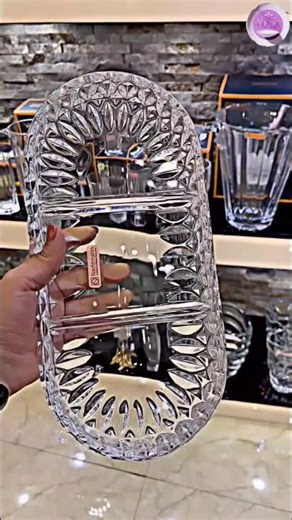 #2026 😍 👌Luxurious crystal crockery items Tea Cups serving tray serving dishe #trending#kitchenware
