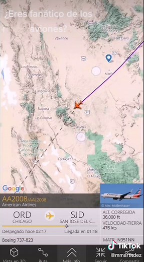 App de Flightradar24 para Ver Vuelos en Tiempo Real
