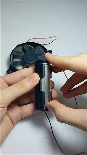 How to Power 12V Fan with a Single Cell 🔋#diy #inventions #lithiumbattery #shorts #shortvideo