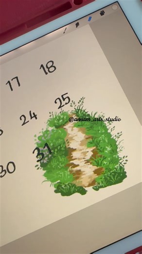 Learning from other artist Turning gouache painting to digital art| Procreate iPad Pro drawing 2026