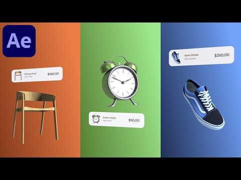 New After Effects Update is CRAZY - 3D Product Animation | After Effects Tutorial