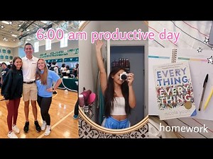 6:00 am productive day in my life