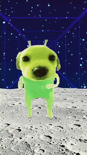 Alien dog singing I’m not that innocent #foryou