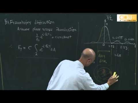 Lec08 物理光學 Lecture7 Diffraction (1/2)