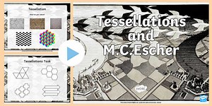 M.C. Escher And Tessellations Art PowerPoint