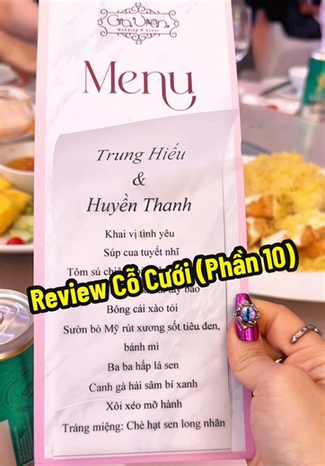 Lại có cơ hội đi ăn cưới để review cỗ cưới Hải Phòng (phần 10) cho mn xem tiếp nè #damcuoi #fyp #ancungtiktok #anngonnaugon