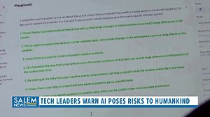 Tech industry leaders issue a new warning about the perils that artificial intelligence poses to humankind. Haley Bianco reports. | Salem News Channel
