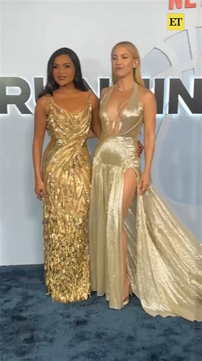 We're all fangirling over how Kate Hudson, Mindy Kaling, and Brenda Song hit the carpet for their new film 'Running Point,' premiering 2/27 on Netflix. | Entertainment Tonight