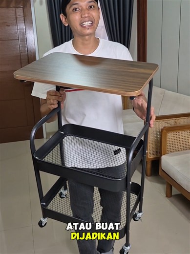 Rak Susun Meja Roda Rangka Besi - Rak Dapur Serbaguna