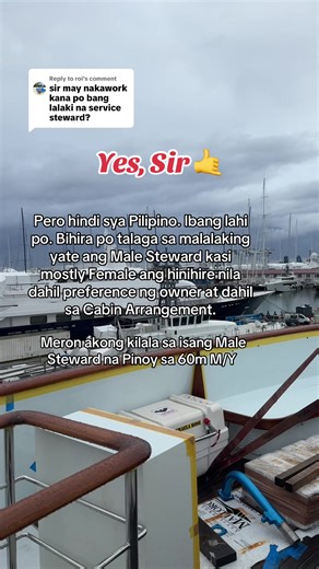 Insights on Male Stewards in the Yachting Industry