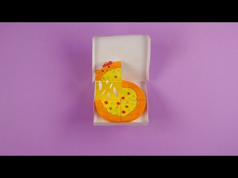 DIY HELLO KITTY pizza box | craft / gift idea / easy origami / how to make