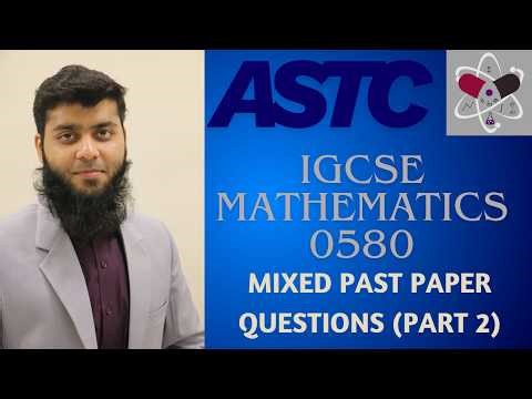 CAIE IGCSE Maths 0580 | Functions | Mixed Past Paper Questions Part 2
