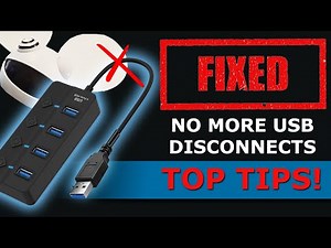 USB Disconnects? Fix them forever!