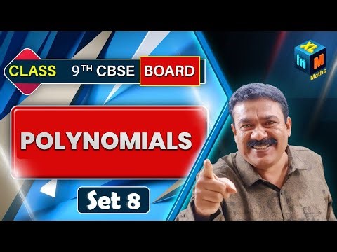 9th CBSE I Polynomials I Set 8 I Reji Jose Tuition